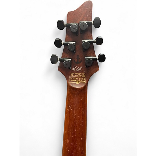 Used 2020s Schecter Guitar Research C1 ROB SCALLON Black Solid Body Electric Guitar