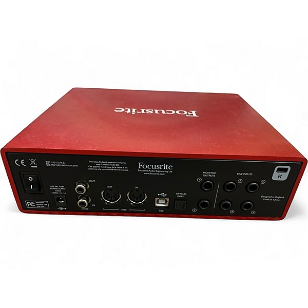 Used Focusrite Scarlett 18i8 Audio Interface