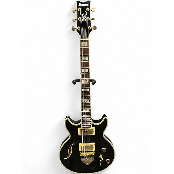 Used Ibanez AR520H Black Hollow Body Electric Guitar