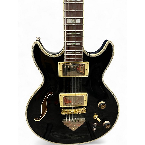 Used Ibanez AR520H Black Hollow Body Electric Guitar