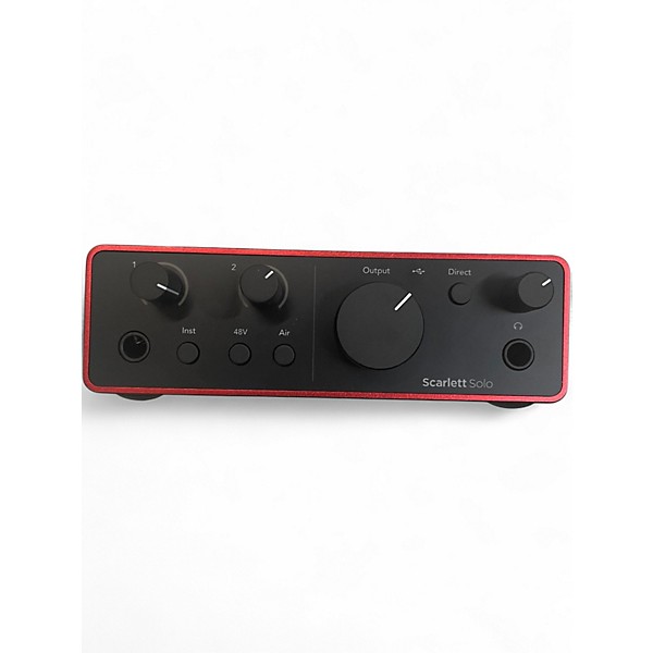 Used Focusrite Scarlett solo gen 4 Audio Interface