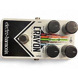Used Electro-Harmonix Crayon Full Range Overdrive Effect Pedal
