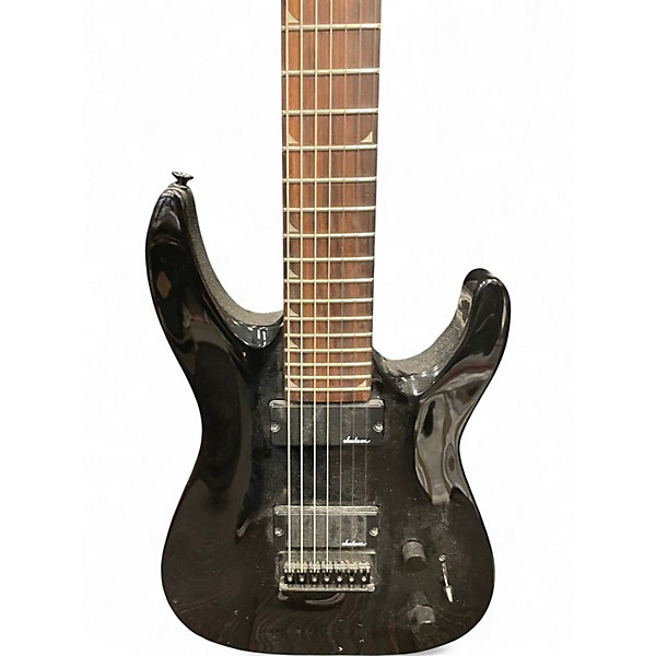 Used Jackson JS22-7 Dinky 7 String Black Solid Body Electric Guitar