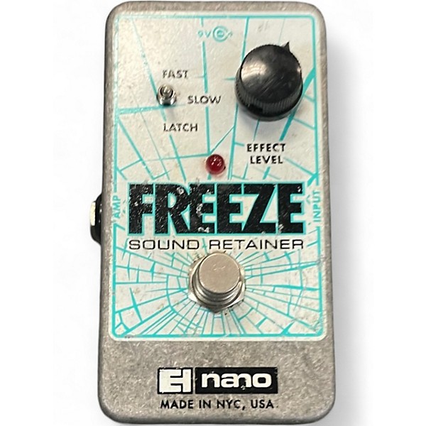 Used Electro-Harmonix Freeze Sound Retainer Compression Effect Pedal