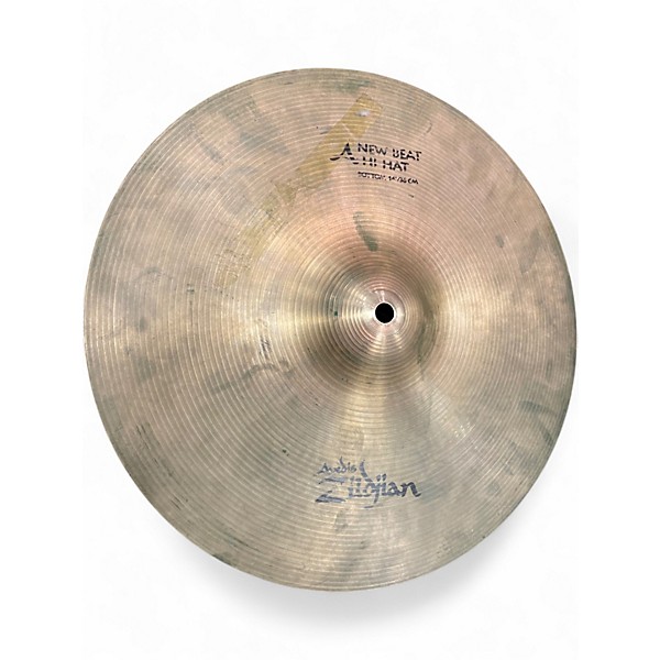 Used 2000s Zildjian 14in Avedis New Beat Hi-Hat Bottom Cymbal