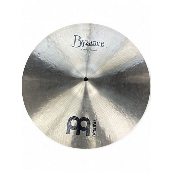 Used MEINL 16in Byzance Traditional Medium Thin Crash Cymbal