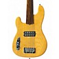 Used 2011 Regenerate Guitar Works VRB5 Fretless Left Handed Natural Electric Bass Guitar thumbnail