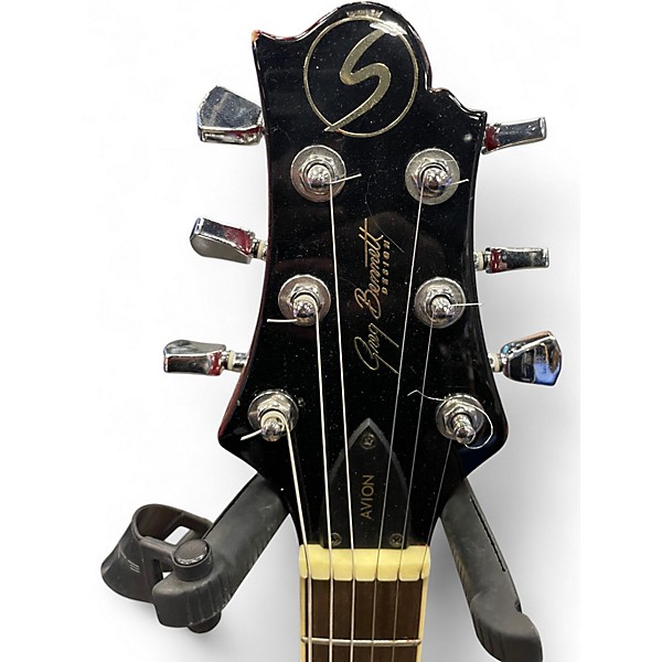 Used Greg Bennett Design by Samick AV3 Cherry Sunburst Solid Body Electric Guitar