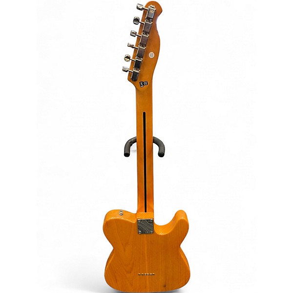 Used Harley Benton VT SERIES TE-52 LEFT HANDED Butterscotch Solid Body Electric Guitar