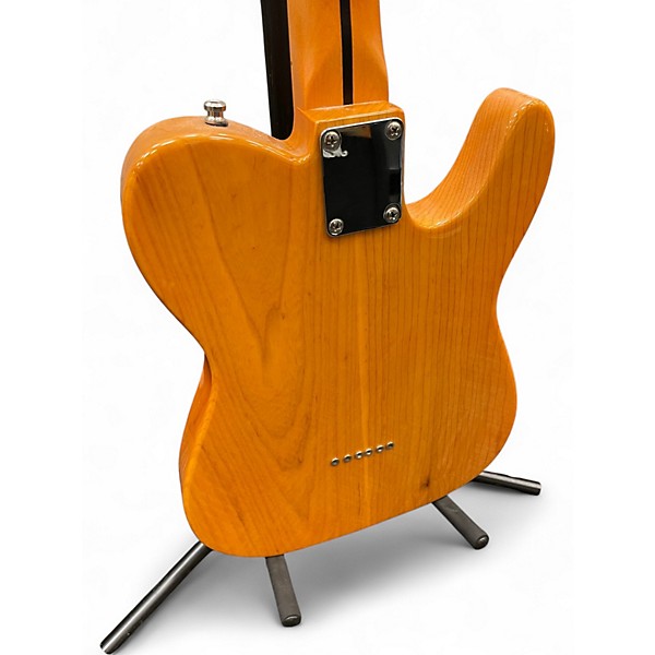 Used Harley Benton VT SERIES TE-52 LEFT HANDED Butterscotch Solid Body Electric Guitar