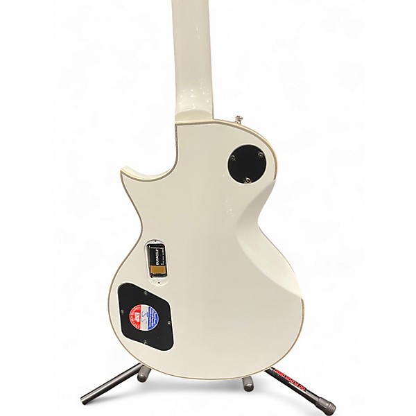 Used ESP LTD James Hetfield Signature Iron Cross Snow White Solid Body Electric Guitar