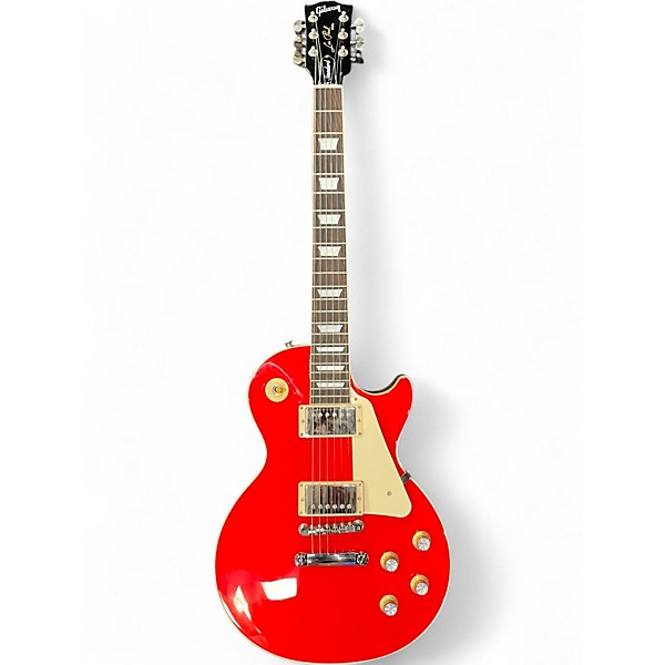 Used Gibson Les Paul Standard Red Solid Body Electric Guitar