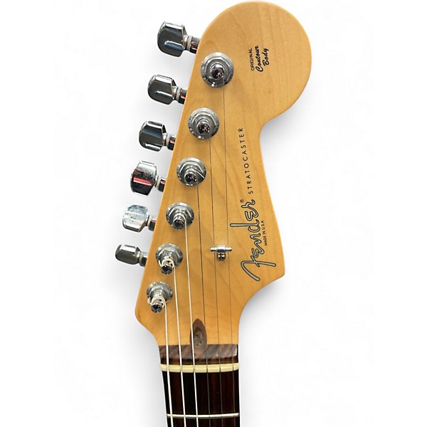 Used 2004 Fender American Standard Stratocaster HSS Sienna Sunburst Solid Body Electric Guitar