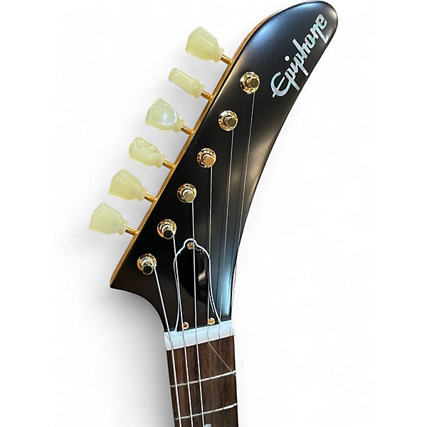 Used Epiphone Inspired By Gibson Explorer Natural Solid Body Electric Guitar