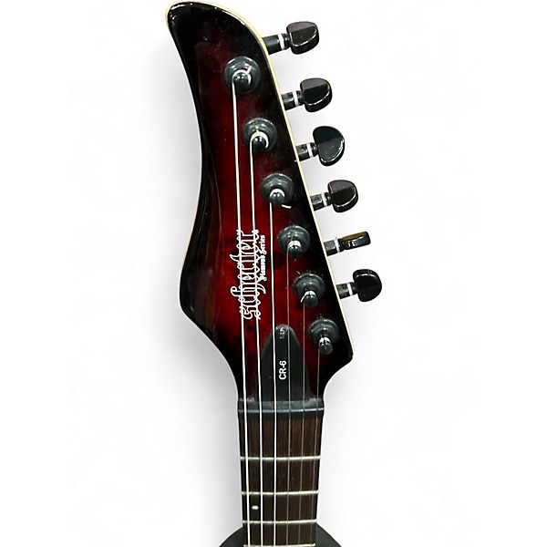 Used Schecter Guitar Research CR6 Red Solid Body Electric Guitar