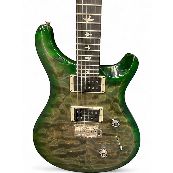 Used PRS S2 Custom 24 Trans Green Solid Body Electric Guitar