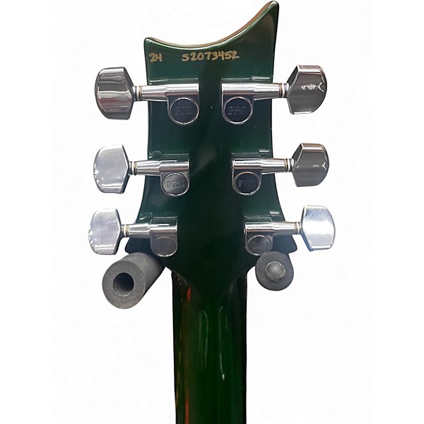 Used PRS S2 Custom 24 Trans Green Solid Body Electric Guitar