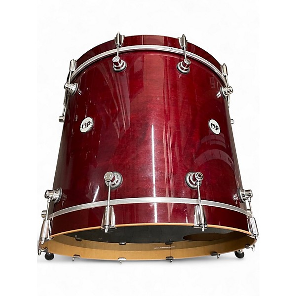Used DW 4 Piece Design Series Red Drum Kit