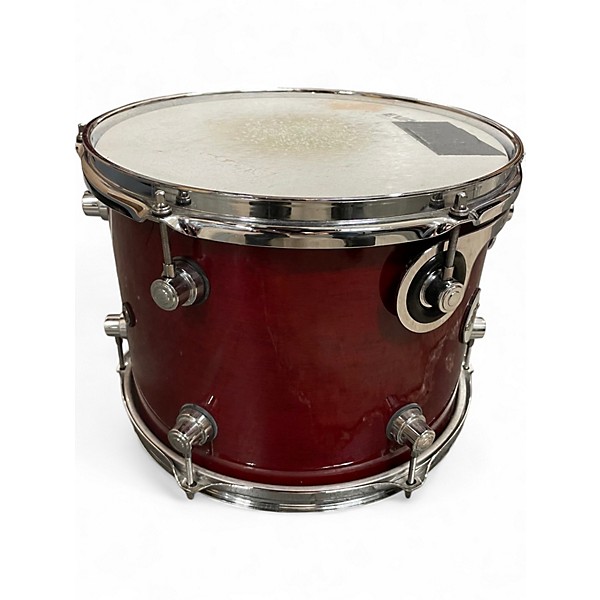 Used DW 4 Piece Design Series Red Drum Kit