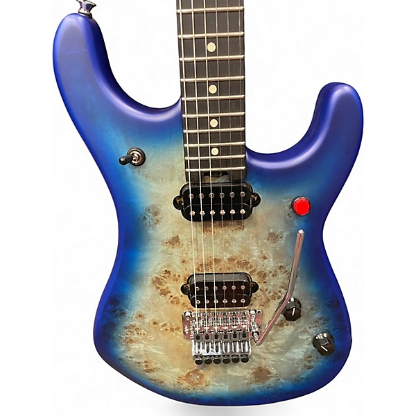 Used EVH 5150 Series Deluxe Auqa burst Solid Body Electric Guitar