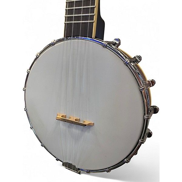 Used Gold Tone Tenor Banjo Ukulele vintage brown Banjo