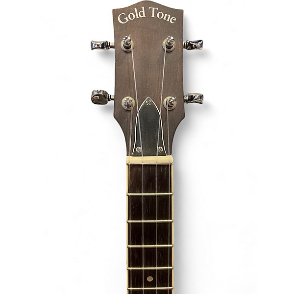 Used Gold Tone Tenor Banjo Ukulele vintage brown Banjo