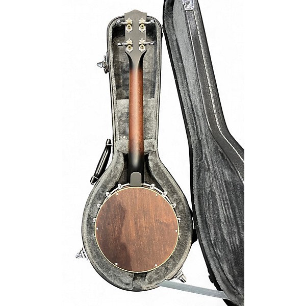 Used Gold Tone Tenor Banjo Ukulele vintage brown Banjo