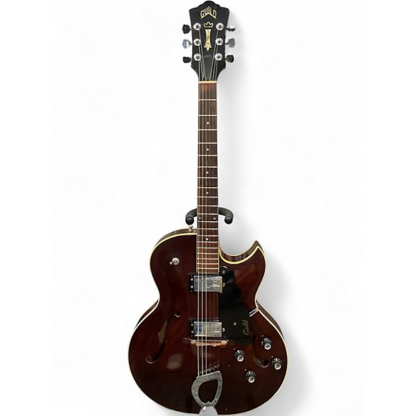 Vintage 1973 Guild Starfire II Walnut Hollow Body Electric Guitar