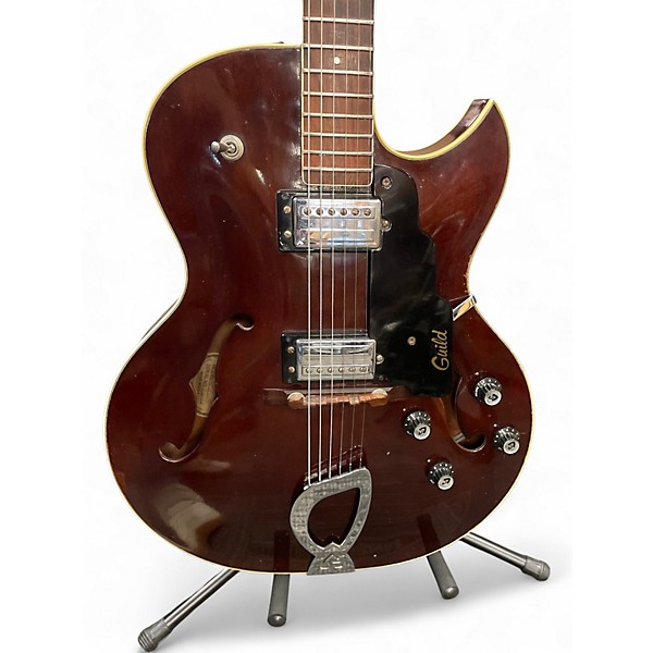 Vintage 1973 Guild Starfire II Walnut Hollow Body Electric Guitar