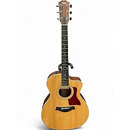 Used Taylor 214CE Natural Acoustic Electric Guitar
