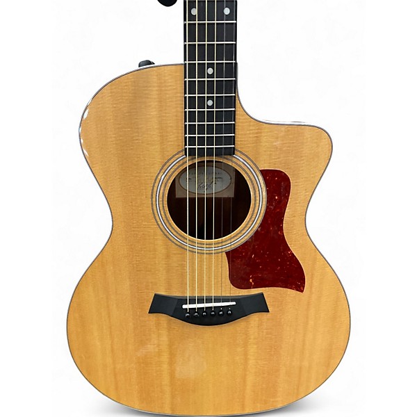 Used Taylor 214CE Natural Acoustic Electric Guitar