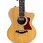 Used Taylor 214CE Natural Acoustic Electric Guitar