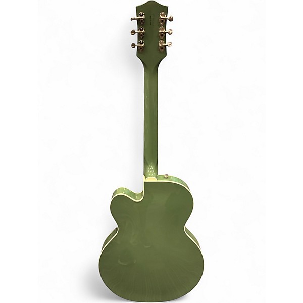 Used Gretsch Guitars G6118T 130th Anniversary Jr Green Hollow Body Electric Guitar