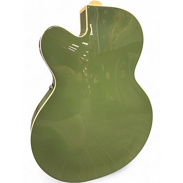 Used Gretsch Guitars G6118T 130th Anniversary Jr Green Hollow Body Electric Guitar