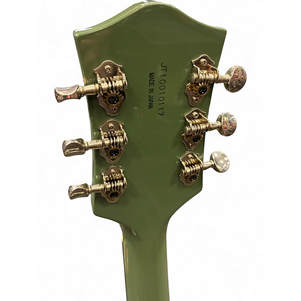 Used Gretsch Guitars G6118T 130th Anniversary Jr Green Hollow Body Electric Guitar