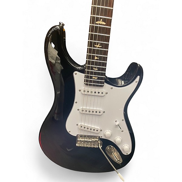 Used PRS SE Silver Sky Black and White Solid Body Electric Guitar