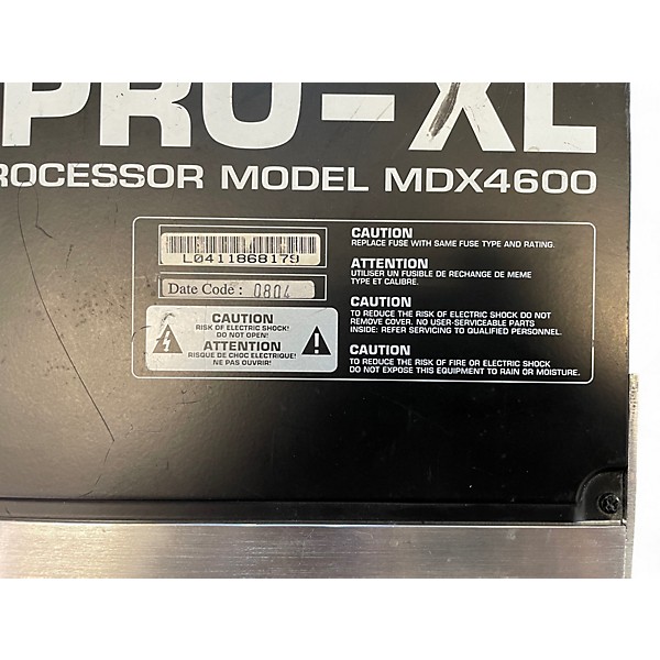 Used Behringer multicom pro xl Crossover