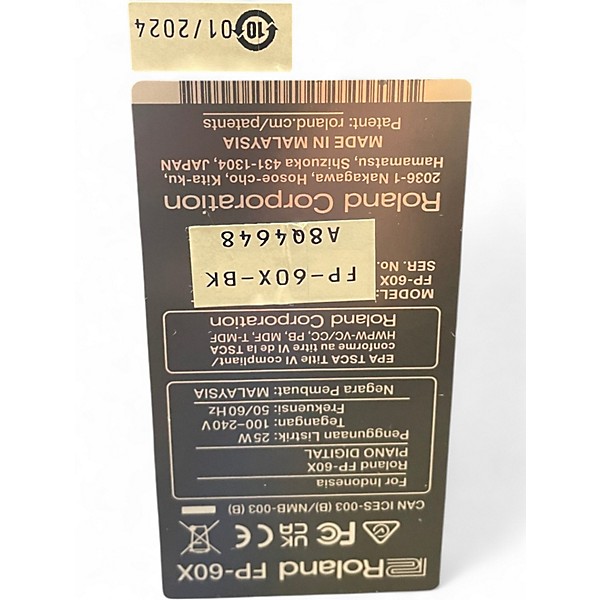 Used Roland FP-60X Keyboard Workstation