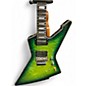 Used Schecter Guitar Research E-1 FRS GREEN BURST Solid Body Electric Guitar