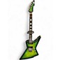 Used Schecter Guitar Research E-1 FRS GREEN BURST Solid Body Electric Guitar