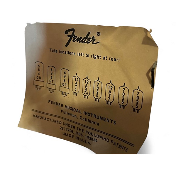 Used Fender 1970s Deluxe Reverb Tube Guitar Combo Amp