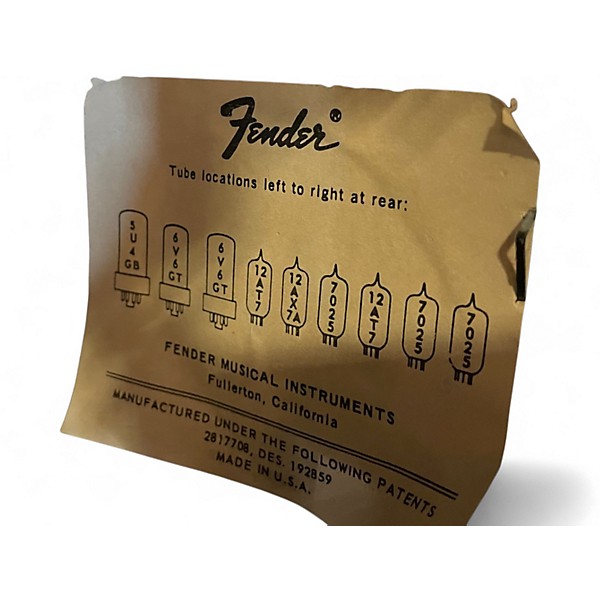 Used Fender 1970s Deluxe Reverb Tube Guitar Combo Amp