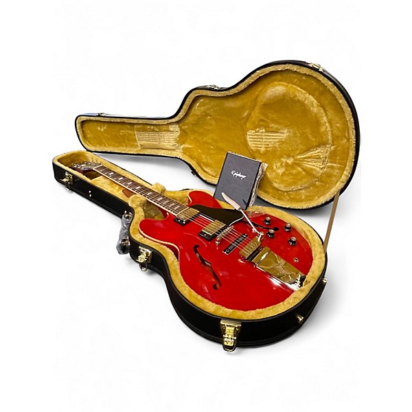 Used 2022 Epiphone ES-335 JOE BONAMASSA LIMITED EDITION Cherry Hollow Body Electric Guitar