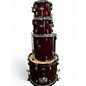 Used Pearl 4 Piece Roadshow Maroon Drum Kit thumbnail