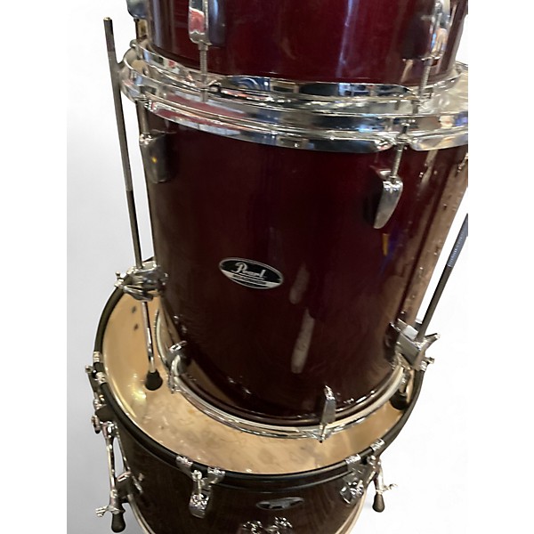 Used Pearl 4 Piece Roadshow Maroon Drum Kit