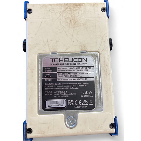 Used TC Helicon Harmony Singer Effect Processor