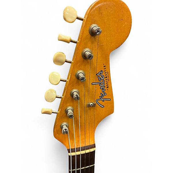 Vintage 1963 Fender 1963 Music Master Cherry Sunburst Solid Body Electric Guitar