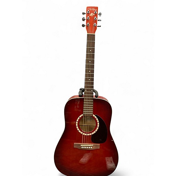 Used Art & Lutherie SPRUCE BURGUNDY GT QI Burgundy Acoustic Guitar