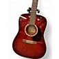 Used Art & Lutherie SPRUCE BURGUNDY GT QI Burgundy Acoustic Guitar