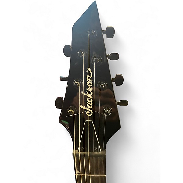 Used Jackson JS22-7 Dinky 7 String Black Solid Body Electric Guitar